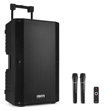 Retourdeal - Vonyx VSA700 ABS 15 portable speaker met Bluet, Verzenden, Zo goed als nieuw