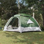 vidaXL Koepeltent met Verwijderbare Regenkap Groen, Verzenden, Nieuw, Tot en met 2
