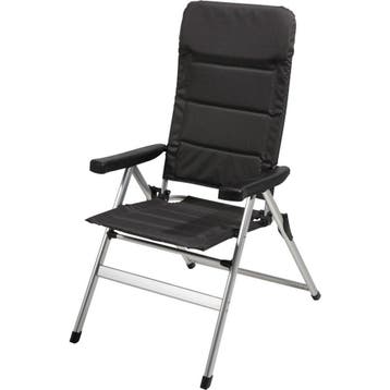 Outdoor Campingstoel - Aluminium/Zwart, Nieuw