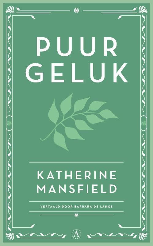 Puur geluk en andere verhalen - Katharine Mansfield, Boeken, Romans, Zo goed als nieuw, Verzenden