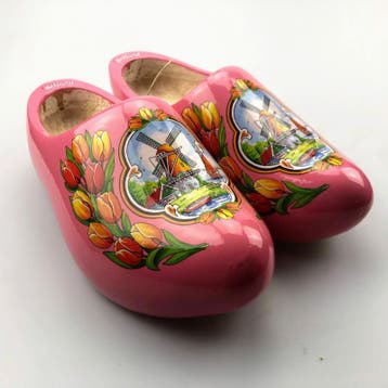 Roze klompen  + gratis sleutelhanger, Ophalen of Verzenden, Nieuw