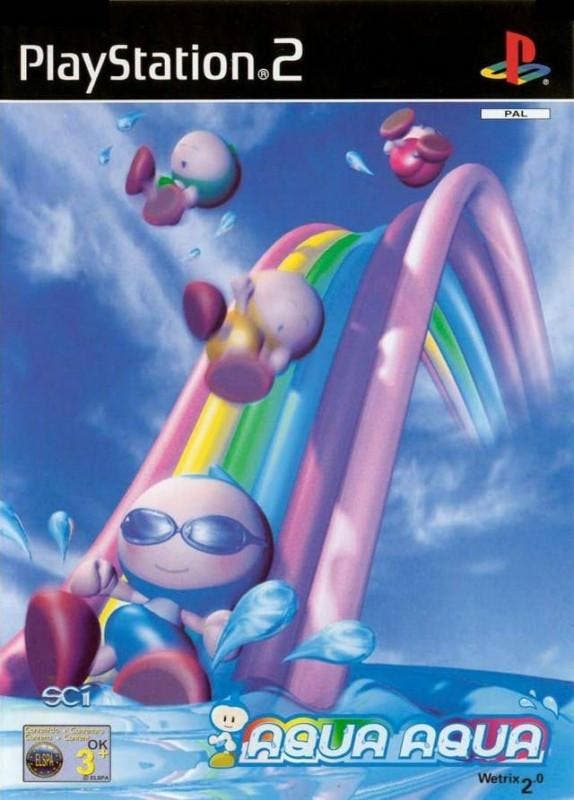 Aqua Aqua Wetrix 2 (PlayStation 2), Spelcomputers en Games, Games | Sony PlayStation 2, Gebruikt, Verzenden