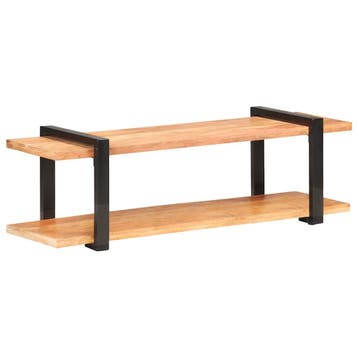 vidaXL Tv-meubel 130x40x40 cm massief acaciahout, 100 tot 150 cm, Verzenden, Nieuw, Minder dan 100 cm