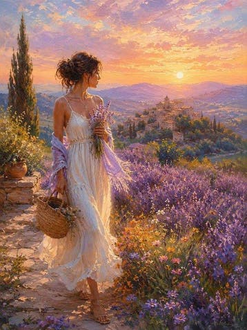 Shayer - Violet Summer - XL - 60x80cm - 1/1 Limited Edition