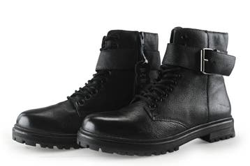 Cafe Moda Veterboots in maat 41 Zwart, Verzenden, Zwart, Cafe Moda, Overige typen