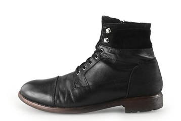 Nelson Veterboots in maat 44 Zwart, Verzenden, Zwart, Boots, Zo goed als nieuw