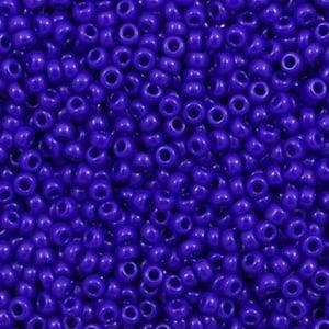 c.a. 5 gram Miyuki rocailles 11/0 - Opaque cobalt blue, Ophalen of Verzenden, Nieuw, Kraal