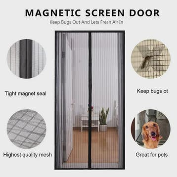 Magnetisch Deurgordijn Anti-Mug - Automatisch Sluitend, Inse, Dieren en Toebehoren