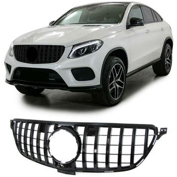 ACTIE! Glans Zwarte Gril Mercedes Benz GLE C292 Coupe J308, Nieuw, Voor, Mercedes-Benz