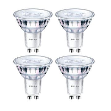 Led spot GU10 | Philips | 4 stuks (2.7W, 215lm, 2700K), Verzenden, Nieuw
