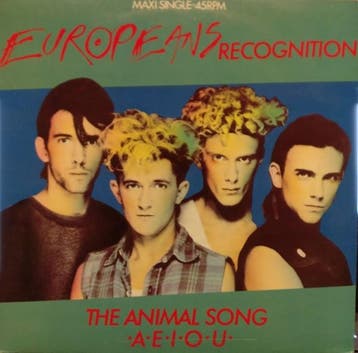 Europeans – Recognition / The Animal Song / A.E.I.O.U. (12,, Ophalen of Verzenden, Zo goed als nieuw