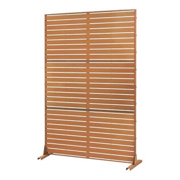 Scheidingswand Nodepp privacyscherm 180x120x40 cm patina cas, Verzenden, Nieuw