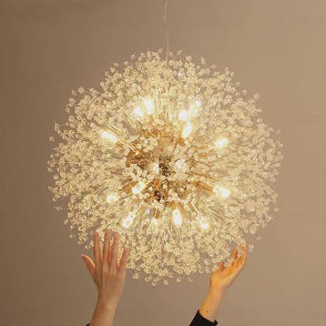 Moderne Bloemvormige LED Hanglamp - Sterrenhemel Effect voor, Verzenden, Nieuw
