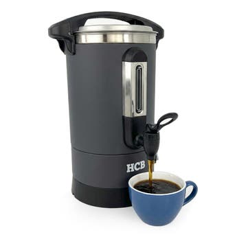 HCB Percolator - 5,3 liter - 35 kopjes - zwart - 230V - RVS, Verzenden, Nieuw in verpakking