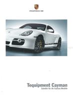 2009 PORSCHE CAYMAN TEQUIPMENT BROCHURE DUITS, Nieuw, Porsche, Author