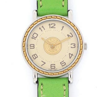 Hermès - Sellier - Zonder minimumprijs - Dames - 1980-1989, Sieraden, Tassen en Uiterlijk, Horloges | Heren, Nieuw
