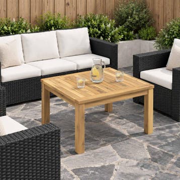 vidaXL Salontafel LAREN Witgewassen 49 x 60,5 x 36 cm, Huis en Inrichting, Verzenden, Nieuw, Overige houtsoorten, 50 tot 100 cm