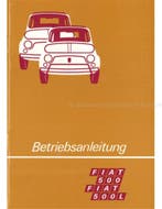 1973 FIAT 500 L INSTRUCTIEBOEKJE DUITS, Auto diversen, Handleidingen en Instructieboekjes