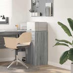 vidaXL Dressoir met lade Grijs Sonoma 38 x 34 x 75 cm, Verzenden, Nieuw, Overige houtsoorten, Minder dan 50 cm
