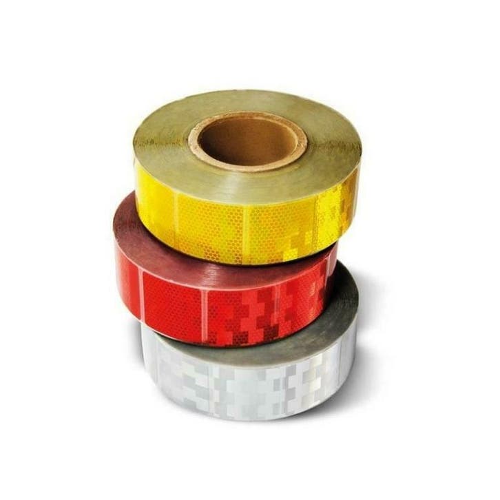 Reflecterende Tape Geel - Rol 50 meter, Auto diversen, Autostickers, Ophalen of Verzenden