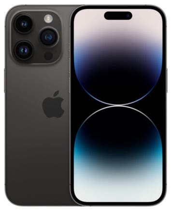 Refurbished iPhone 14 Pro 128GB Zwart, Verzenden, Nieuw