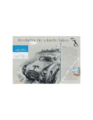 1955 MERCEDES BENZ 300 SL BROCHURE DUITS, Nieuw, Author