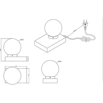 LED Tafellamp - Tafelverlichting - Trion Ivar - E14 Fitting, Huis en Inrichting, Lampen | Tafellampen, Ophalen of Verzenden, Nieuw