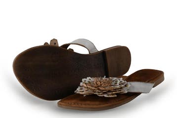 Lazamani Slippers in maat 39 Wit, Kleding | Dames, Slippers, Verzenden, Wit, Lazamani