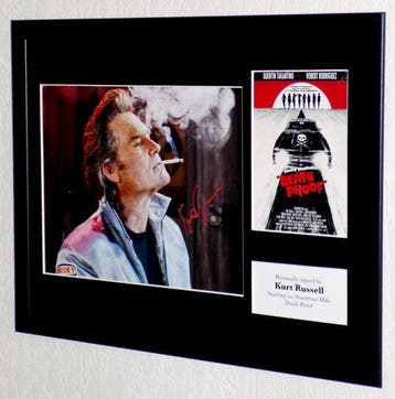 Death Proof - Kurt Russel (Stuntman Mike) Premium Framed,, Nieuw