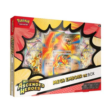Ascended Heroes Mega Emboar ex Box, Ophalen of Verzenden, Nieuw
