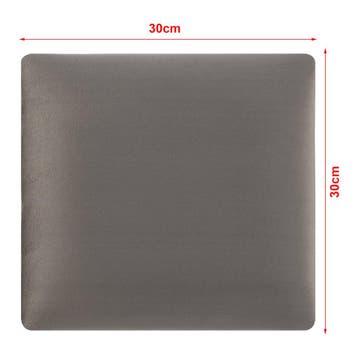 Gestoffeerde wandpanelen Carpino set van 4 fluweel 30x30 cm, Verzenden, Nieuw