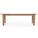 Eettafel Julian - 280cm - Bruin - 95915 - eettafel, Huis en Inrichting, Tafels | Eettafels, Nieuw, Overige vormen, Overige materialen