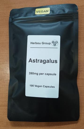 Astragalus - 100 capsules a 390mg, Verzenden, Nieuw, Poeder of Drank