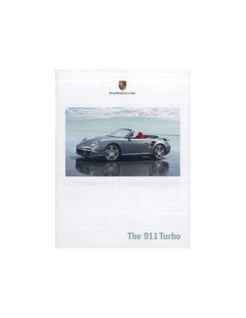 2008 PORSCHE 911 TURBO BROCHURE ENGELS (USA), Boeken, Nieuw, Porsche, Author