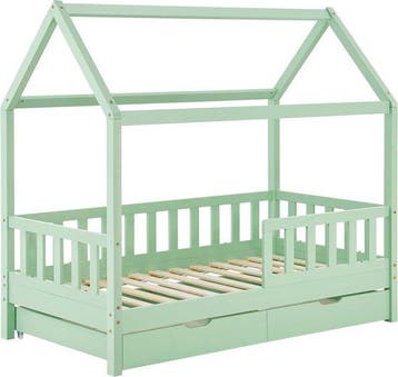 2dekans | Juskys – Marli Kinderbed & Huisbed Met Bedladen –, Kinderen en Baby's, Kinderkamer | Bedden, Ophalen of Verzenden, Zo goed als nieuw