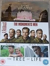 the Grand Hotel Budapest+Monuments Men+the Tree of life, Vanaf 12 jaar, Verzenden, Gebruikt