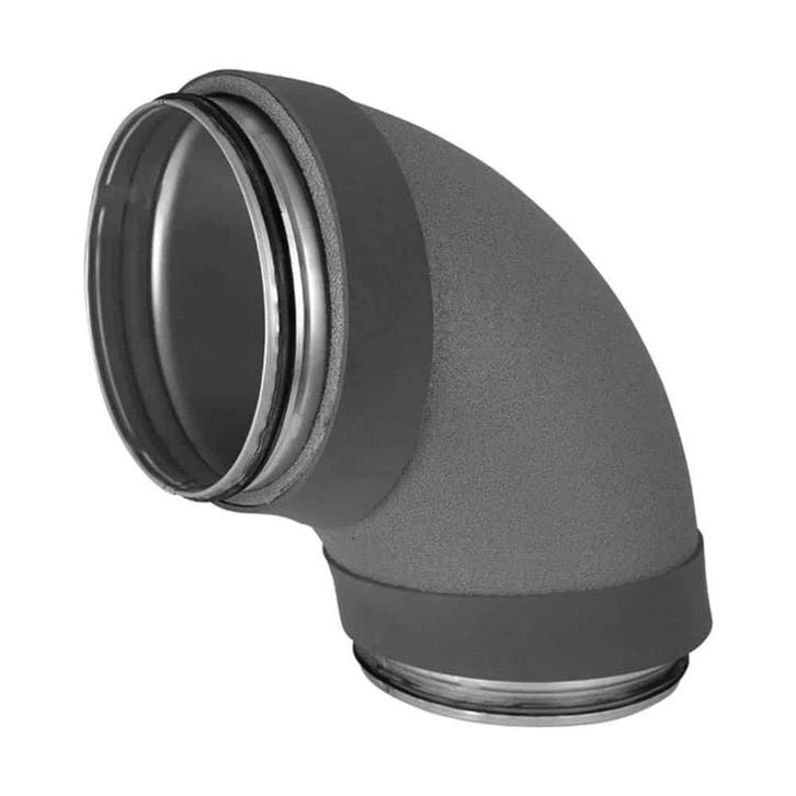 Thermoduct geïsoleerde Spiro bocht Ø 315 mm 90 graden, Doe-het-zelf en Verbouw, Ventilatie en Afzuiging, Nieuw, Ophalen of Verzenden