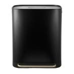 Practo Home duurzame recycling pedaalemmer 2x30l - mat zwart, Verzenden, Nieuw