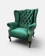 Fauteuil - Hout, Fluweel, Antiek en Kunst