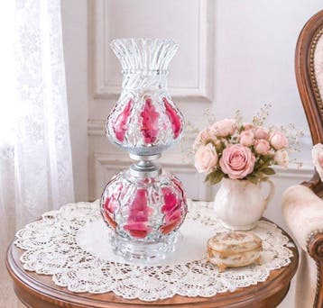 Tafellamp - Kristal, Antiek en Kunst, Curiosa en Brocante