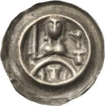 Brakteat Arnstein, Grafschaft Walter Ii 1135-1176, Verzenden