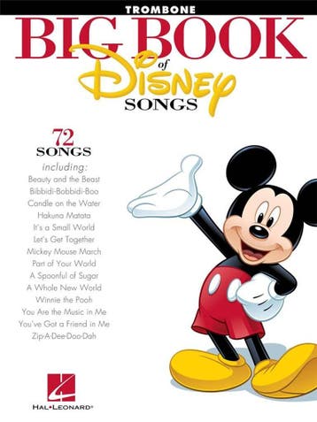 The Big Book of Disney Songs - Trombone, Ophalen of Verzenden, Nieuw, Trombone