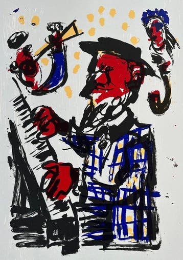 Markus Lüpertz (1941) - Konzert „Dorfkirche Isenbügel“