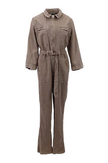 By-bar Jumpsuit in maat L Beige, Kleding | Dames, By-bar, Verzenden, Zo goed als nieuw, Beige
