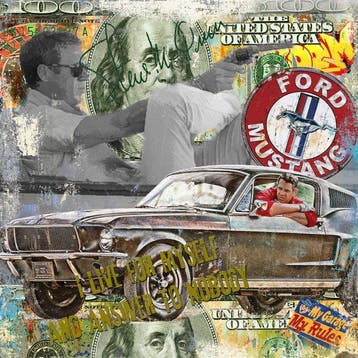 Luc Best - Steve McQueen /Bullit I live for myself..., Nieuw