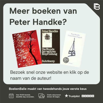 Der Bildverlust oder Durch die Sierra de Gredos - Peter, Verzenden, Zo goed als nieuw, Peter Handke
