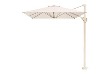 Platinum Voyager Vierkante Zweefparasol T1 3x2 m. - Sand, Verzenden, Nieuw, Zweefparasol, Kantelbaar