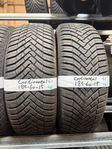 185-60-15 Continental ALL SEASON 6.5mm Inc Montage 185 60 15, Auto-onderdelen, Banden en Velgen, Ophalen, Gebruikt, 15 inch, 185 mm