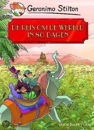 De reis om de wereld in 80 dagen / Geronimo Stilton, Verzenden, Zo goed als nieuw
