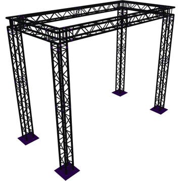Altura FA34-CAR-5x2.5x4-BK carré vierkant-truss 5 x 2.5 x 4, Verzenden, Nieuw